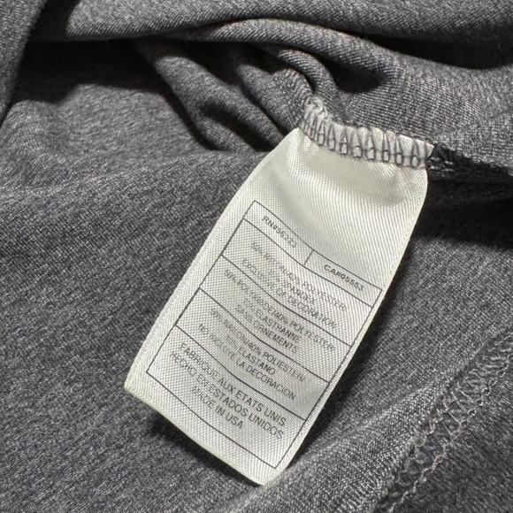 Nike Silver Tag Y2K Nylon Blend Gray Embroidered Swoosh Sweatshirt Women's Large - Picture 5 of 8